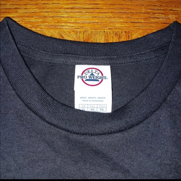 Duck Dynasty "Quack Pack" American Flag Pattern Black T-Shirt Tee Mens Size XL. - Picture 3 of 7